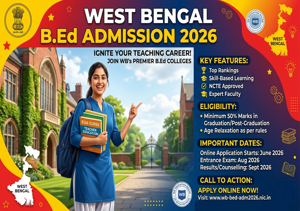 West Bengal B.Ed Admission 2026: